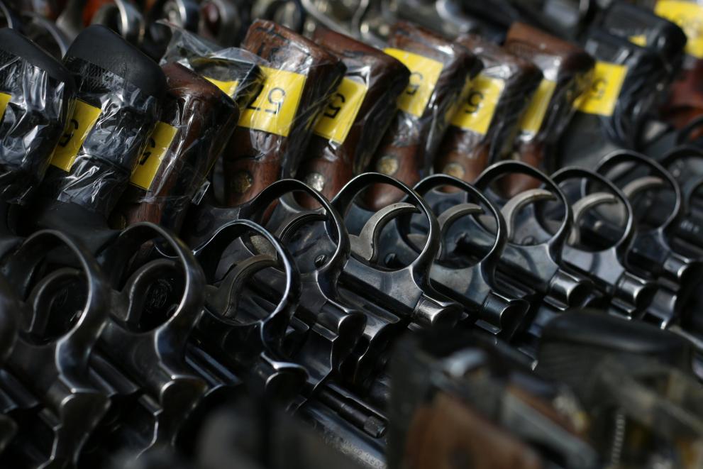 Weapons, arms trafficking