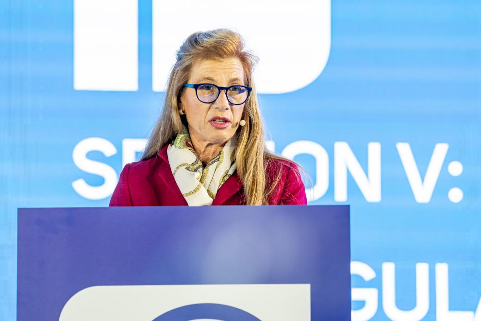 Bruna Szego delivers keynote speech at the 28th Euro Finance Week