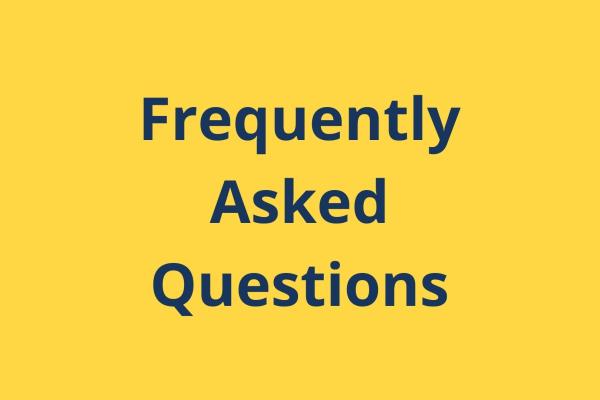 Text Blue on Yellow FAQ